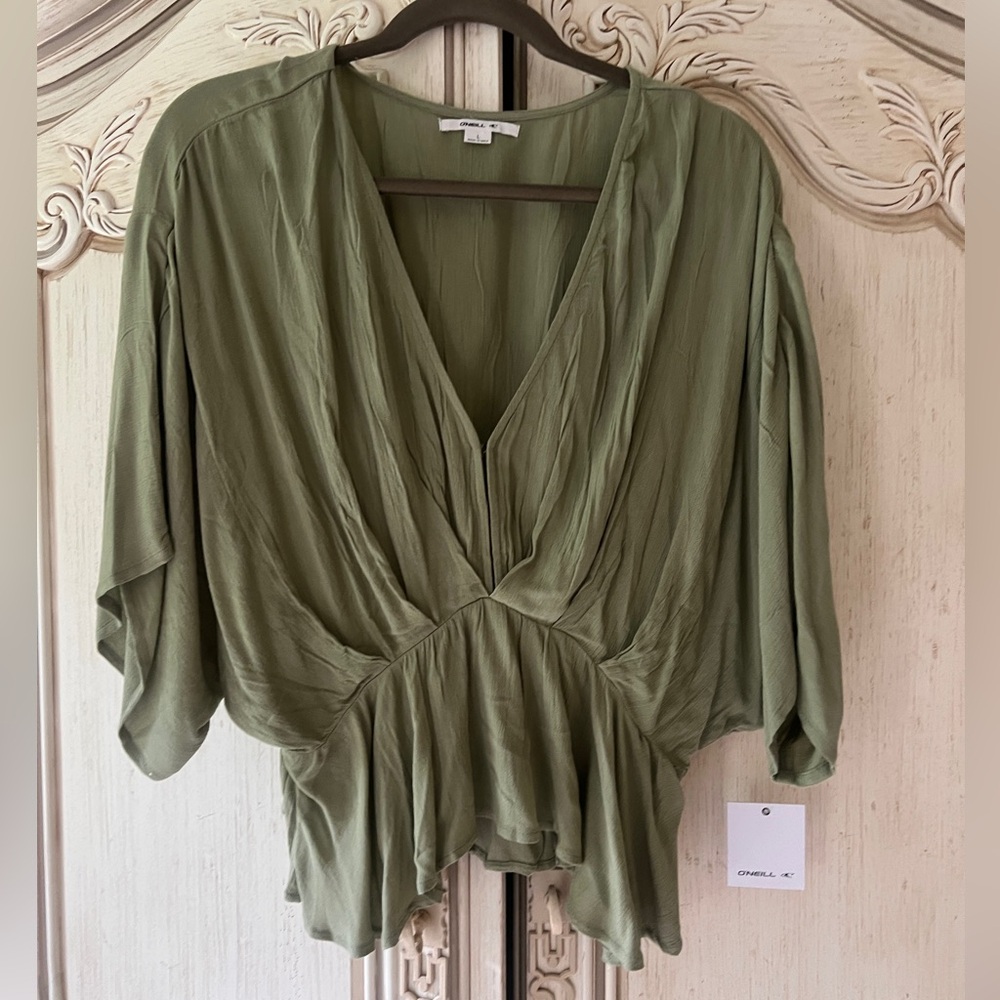 O'Neill Olive Green Blouse
